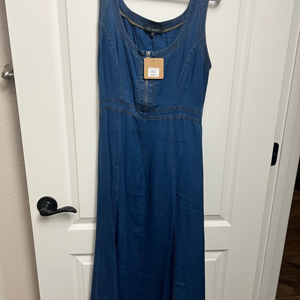 Blu Pepper Indigo Maxi Dress